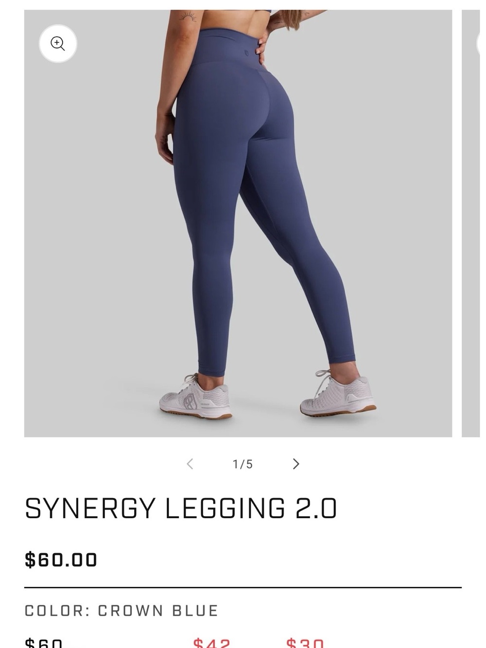 Born Primitive Synergy Legging 2.0 - Crown Blue